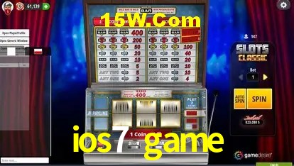 Avaliações dos Jogadores ios7 game